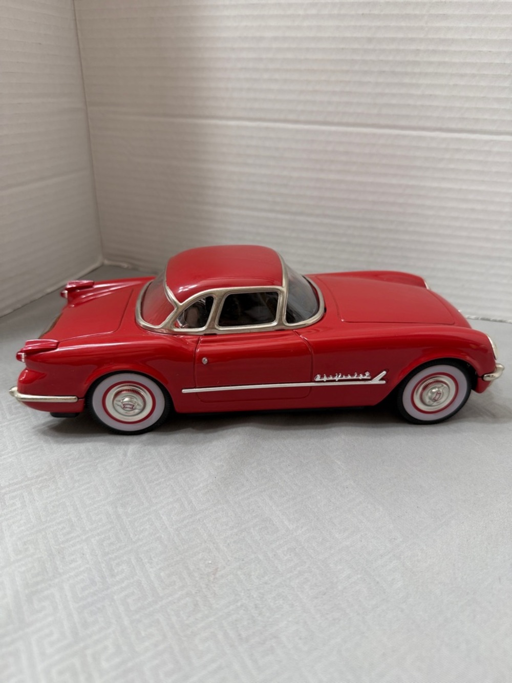 Classic Red Fifties Corvette Hardtop Type 1953 Collectible Made in Japan Vtg